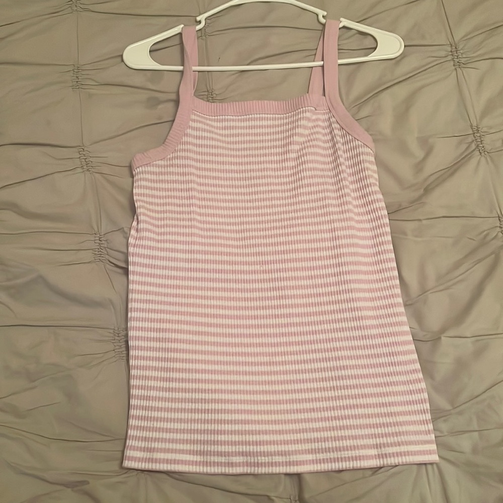 Old Navy slim fit striped tank top